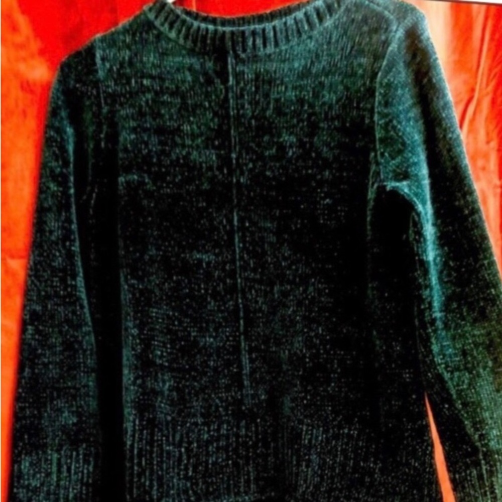 Classic Crewneck Womens Sweater Dark Green (EUC) Emerald Crew Neck Soft Cozy
